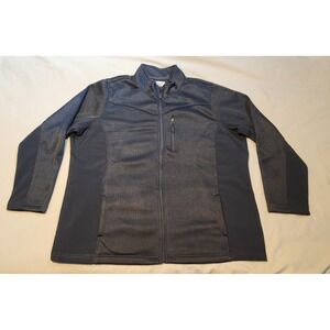 Faded‎ Glory Womens 3X (22W-24W) Gray Full Zip Jacket Lightweight Coat